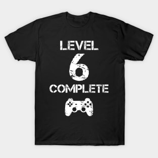 Level 6 Complete T-Shirt - Celebrate 6th Wedding - Gift T-Shirt